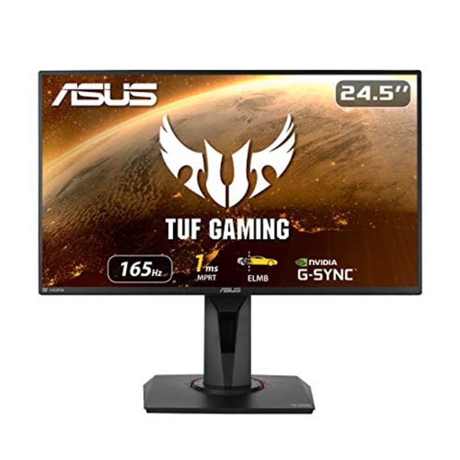 ASUS TUF Gaming 24.5" 1080P Monitor (VG259QR) - Full HD, 165Hz, 1ms, Extreme Low Motion Blur, for $149 ASUS TUF Gaming 24.5" 1080P Monitor (VG259QR) - Full HD, 165Hz, 1ms, Extreme Low Motion Blur, for $149