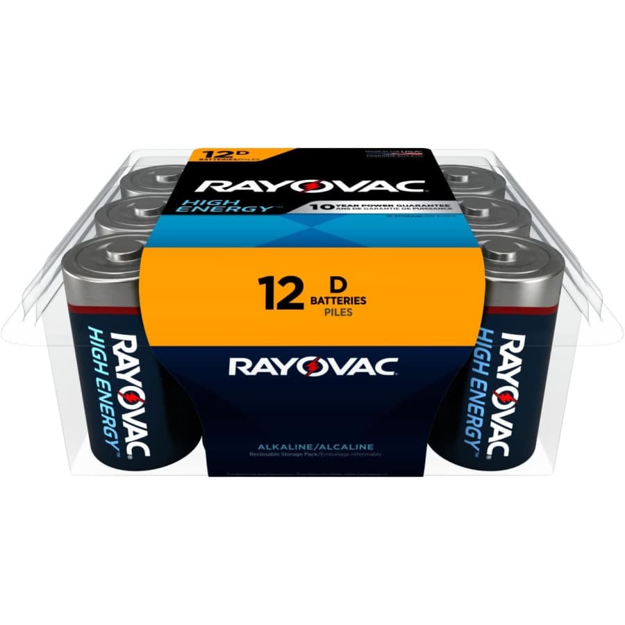 Rayovac D Batteries 12-Pack for $9.73 via Sub & Save Rayovac D Batteries 12-Pack for $9.73 via Sub & Save