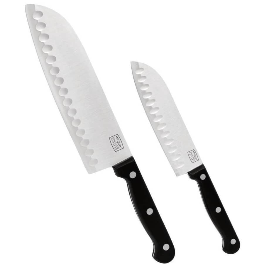 Chicago Cutlery Essentials 2-Piece Partoku Knife/Santoku Knife Set for $14
