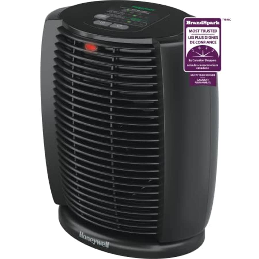 Honeywell HZ-7300C Digital EnergySmart Cool Touch Heater, Fan Forced Technology, Oscillation, Black for $77 Honeywell HZ-7300C Digital EnergySmart Cool Touch Heater, Fan Forced Technology, Oscillation, Black for $77