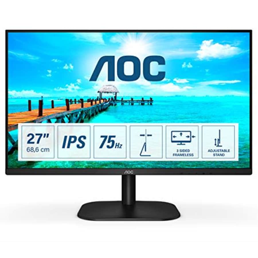 AOC 27B2DA 27 inch IPS Monitor - Full HD 1080p, 4ms Response, Built In Speakers, HDMI, DVI for $117 AOC 27B2DA 27 inch IPS Monitor - Full HD 1080p, 4ms Response, Built In Speakers, HDMI, DVI for $117