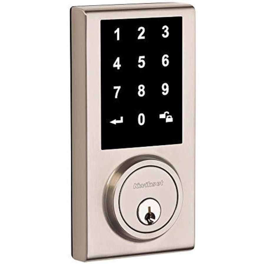 Kwikset Limited Ed. Single-Cylinder Touchscreen Deadbolt for $88