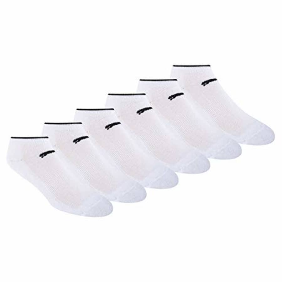 PUMA Women's 6 Pack Low Cut Socks, white traditional, 9-11 for $14 PUMA Women's 6 Pack Low Cut Socks, white traditional, 9-11 for $14