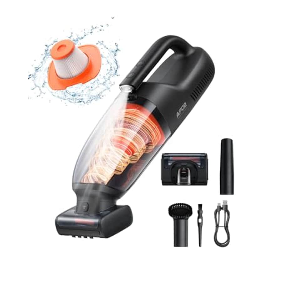 Baseus Handheld Vacuum Cordless, 160W Pet Hair Vacuum, Car Hand Vacuum Cleaner with LED Light and for $80 Baseus Handheld Vacuum Cordless, 160W Pet Hair Vacuum, Car Hand Vacuum Cleaner with LED Light and for $80