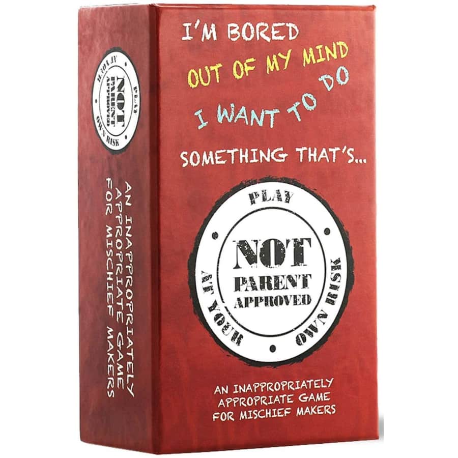 Not Parent Approved Card Game for $25