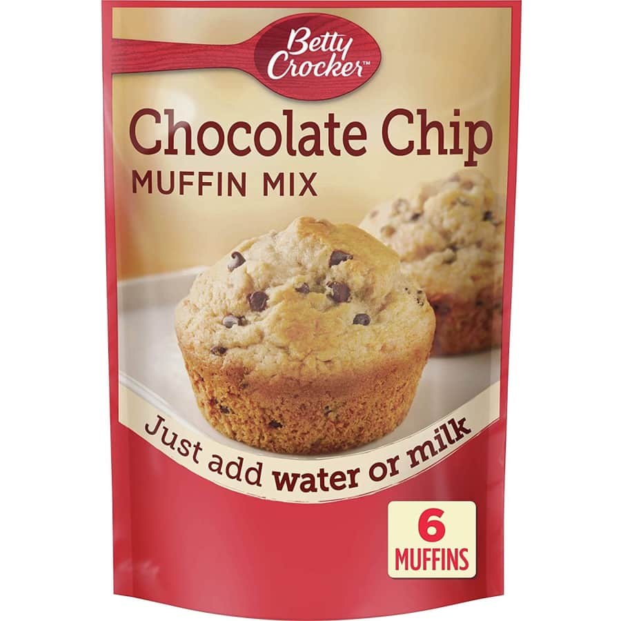 Betty Crocker Chocolate Chip Muffin Mix 6.5-oz. Package 9-Pack for $12