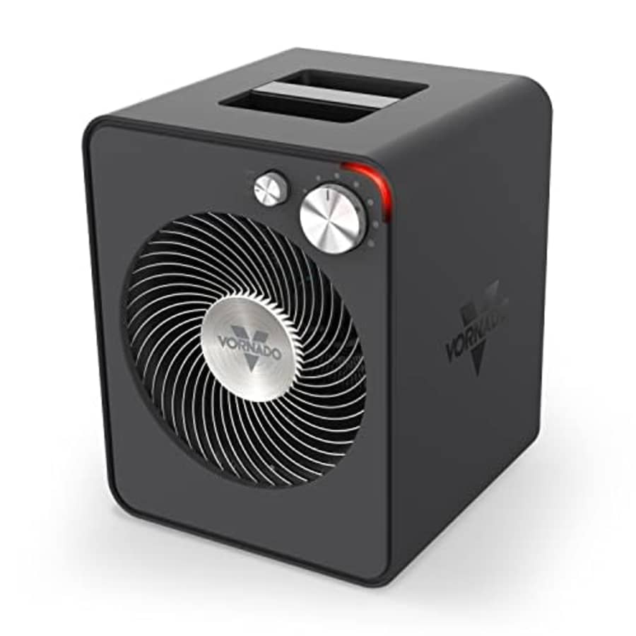 Vornado VMH300 Whole Room Metal Heater with 2 Heat Settings and Adjustable Thermostat, Storm Gray for $100