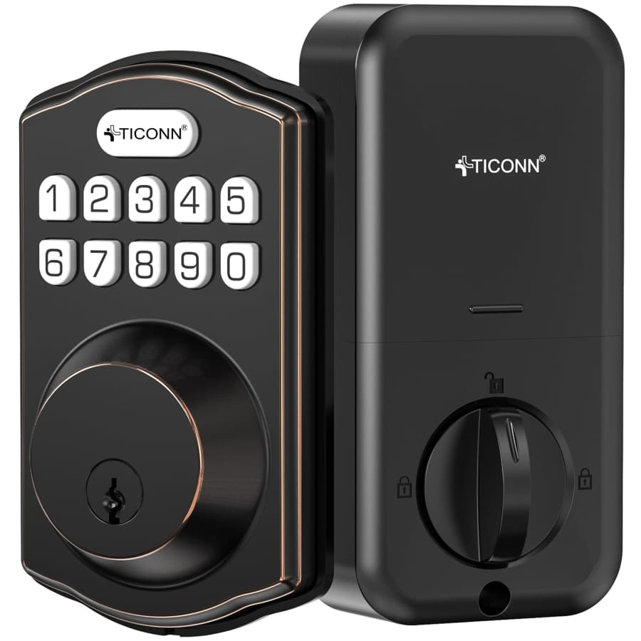 Ticonn Keyless Deadbolt Entry Door Lock for $43
