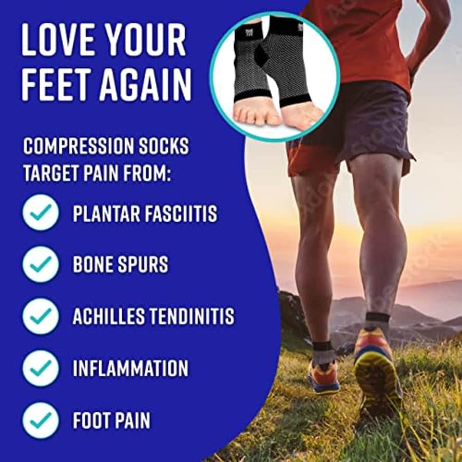 Bitly Plantar Fasciitis Compression Socks for Women & Men - Best Ankle Compression Sleeve, Nano for $11 Bitly Plantar Fasciitis Compression Socks for Women & Men - Best Ankle Compression Sleeve, Nano for $11