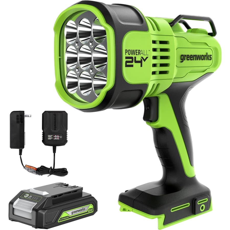 Greenworks 24V LED Spot Light Kit for $80 Greenworks 24V LED Spot Light Kit for $80