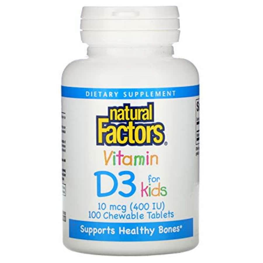 Natural Factors, Vitamin D3 400 IU, Supports Strong Bones, Teeth and Immune Function, 100 tablets for $10