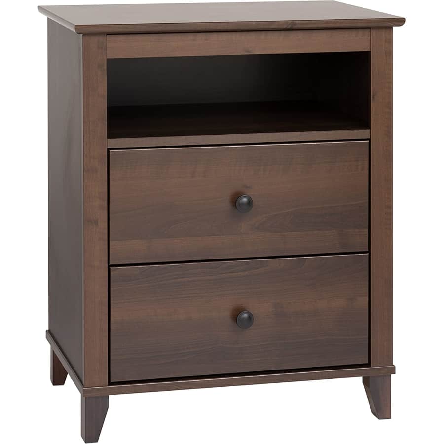 Prepac Yaletown 2 Drawer Tall Nightstand for $97