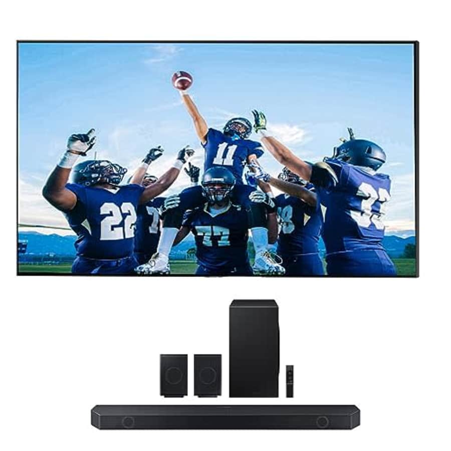 SAMSUNG QN75Q80CAFXZA 75 Inch 4K QLED Direct Full Array with Dolby Smart TV with a HW-Q990C for $2,682