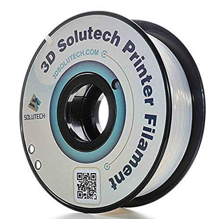 3D Solutech ST175CLPLA Natural Clear 1.75mm 3D Printer PLA Filament, Dimensional Accuracy +/- 0.03 for $18