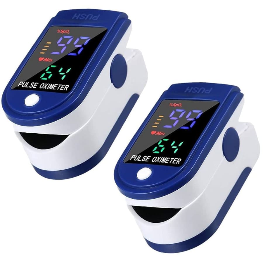 Kexle Fingertip Pulse Oximeter 2-Pack for $13