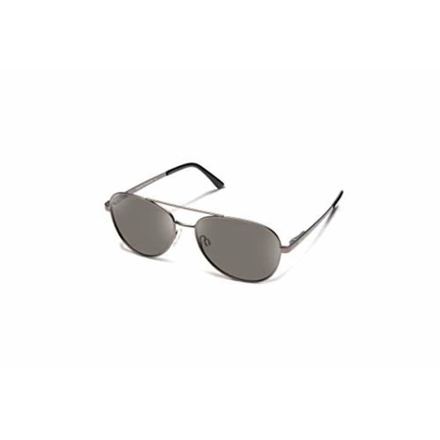 Suncloud Callsign Polarized Sunglasses, Matte Gunmetal/Polarized Gray, One Size for $48