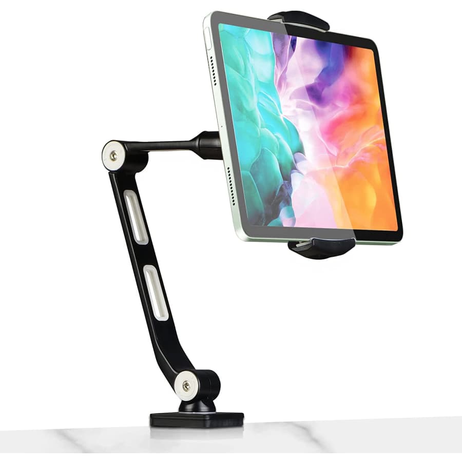 Suptek Aluminum Tablet Desk Mount Stand for $45
