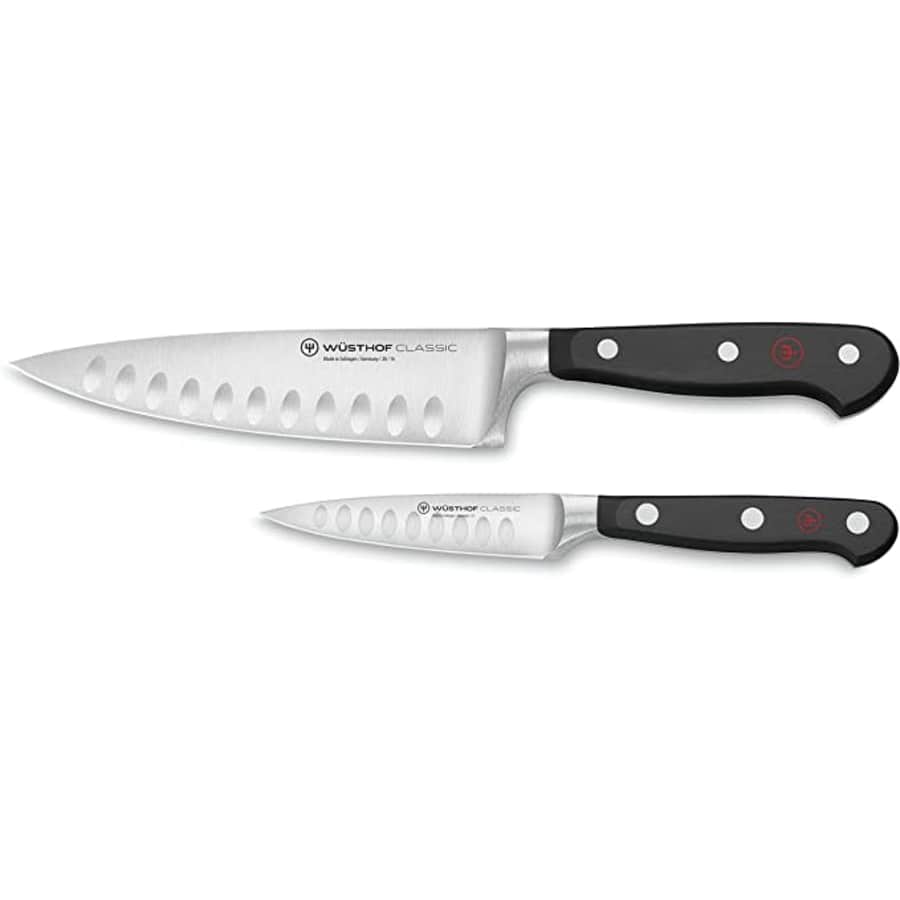 Wusthof Classic Hollow Edge 2-Piece Chef's Knife Set for $129 Wusthof Classic Hollow Edge 2-Piece Chef's Knife Set for $129