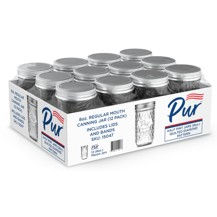 Pur Regular Mouth 8-oz. Mason Jar 12-Pack for $9.99 for members