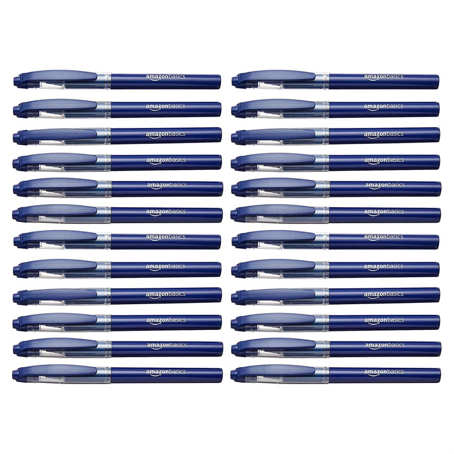 AmazonBasics Rollerball Pen 24-Pack for $16