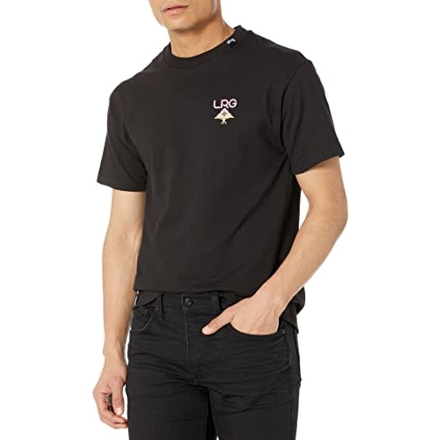 LRG Lifted Group Research Collection Men's Graphic T-Shirt, Logo Plus Forest Black, X-Large for $14 LRG Lifted Group Research Collection Men's Graphic T-Shirt, Logo Plus Forest Black, X-Large for $14