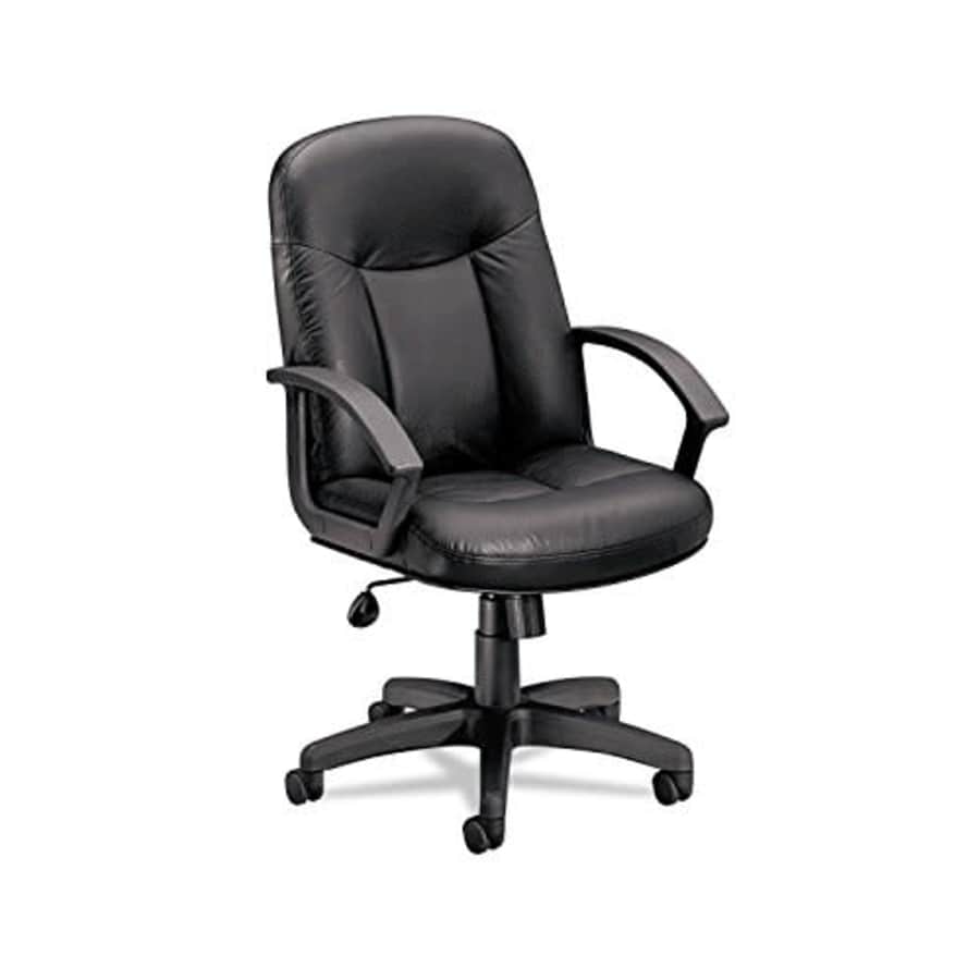 HON BSXVL601ST11 - Basyx VL601 Series Leather Mid-Back Swivel/Tilt Chair for $220 HON BSXVL601ST11 - Basyx VL601 Series Leather Mid-Back Swivel/Tilt Chair for $220