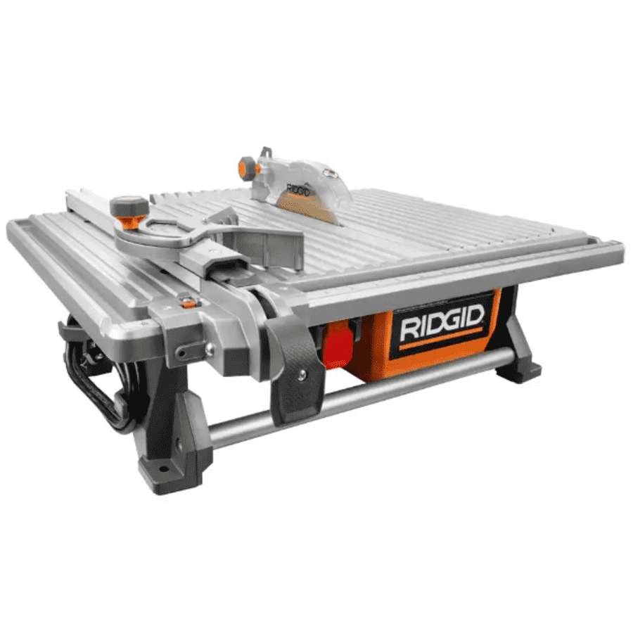 Ridgid 6.5A Corded 7" Table Top Wet Tile Saw for $192