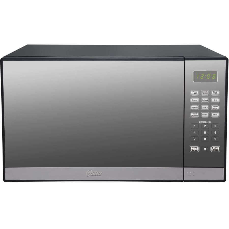 Oster 1.3-Cubic Foot Mirror Finish Stainless Steel Microwave Oven for $79
