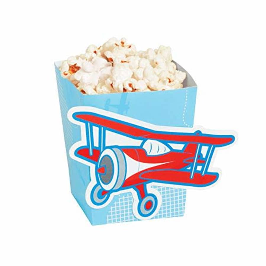 Fun Express Airplane Party Up and Away Popcorn Boxes - Party Supplies - 24 Pieces for $4 Fun Express Airplane Party Up and Away Popcorn Boxes - Party Supplies - 24 Pieces for $4