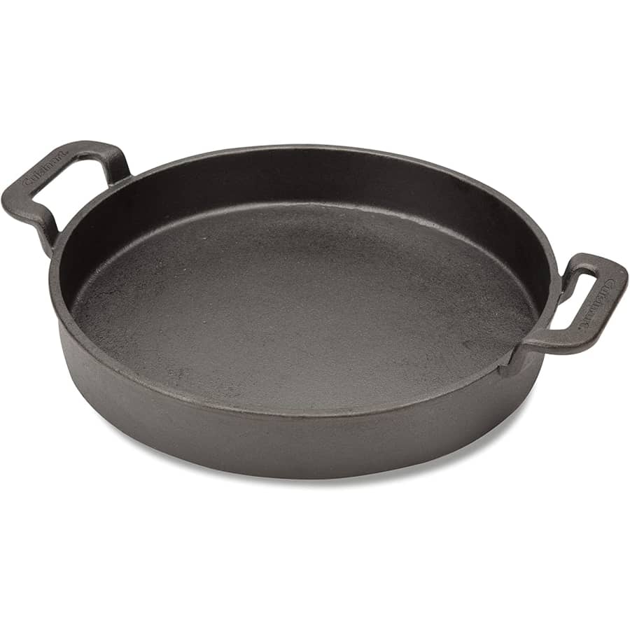 Cuisinart 10" Pre-Seasoned Cast Iron Griddle Pan for $28