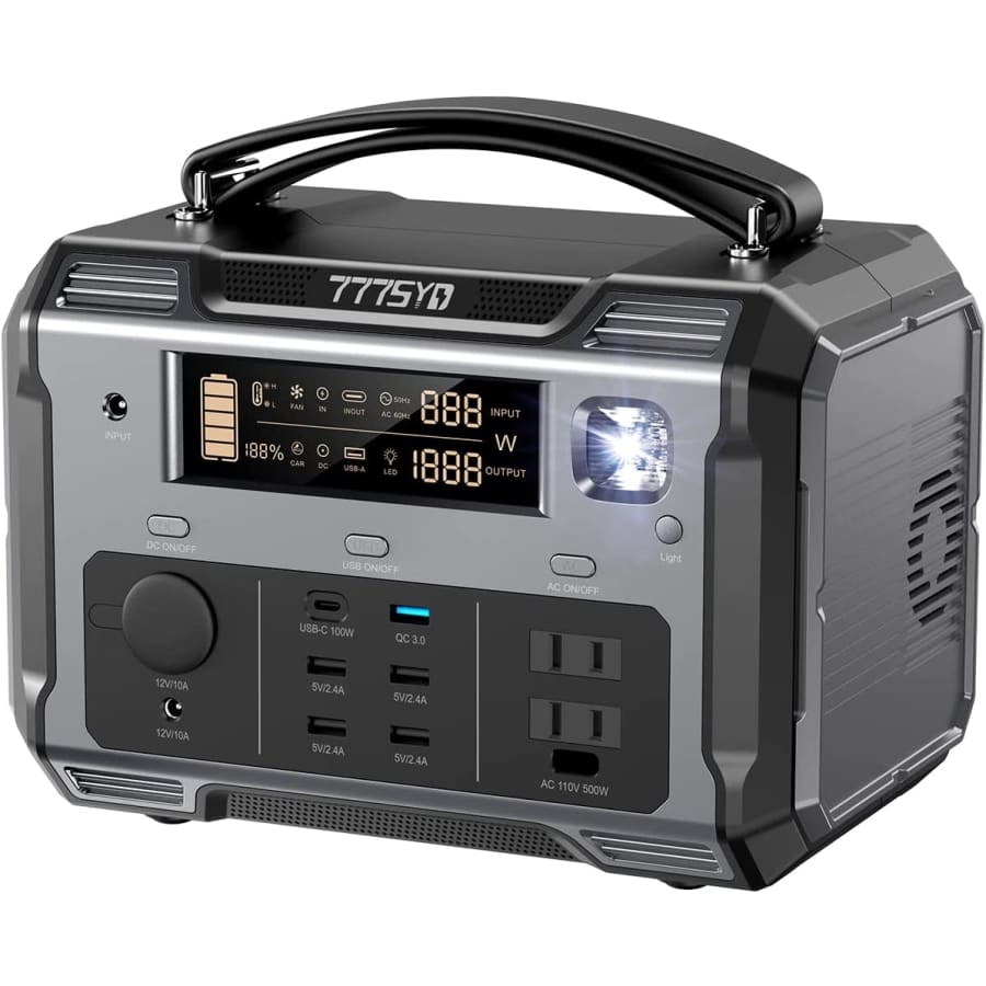 777syd 484Wh Portable Power Station for $180
