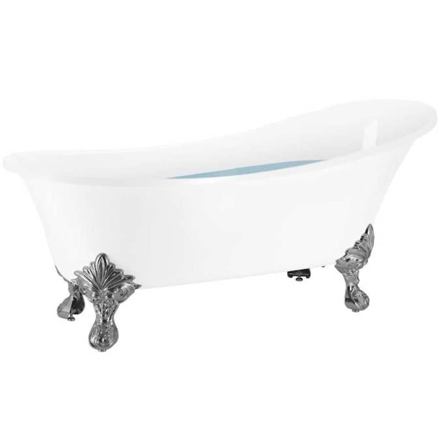 AKDY 28" x 60" Back Center Drain Clawfoot Soaking Bathtub for $690