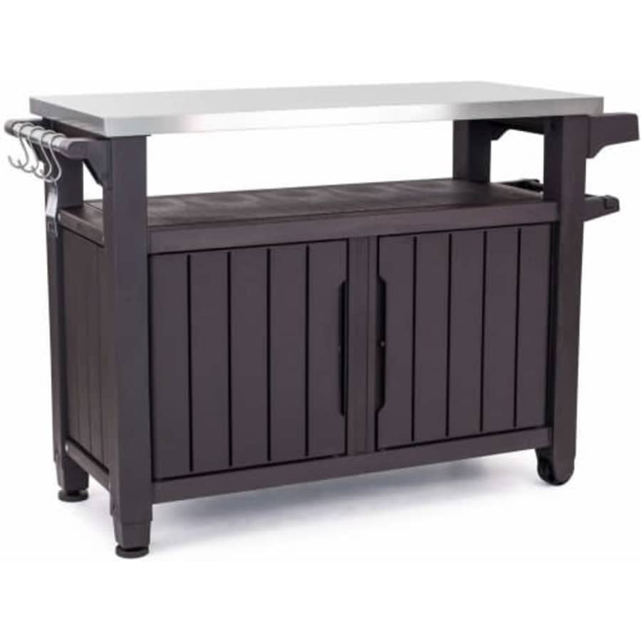 Keter Unity XL Outdoor 78-Gallon Storage Table and Prep Station for $126