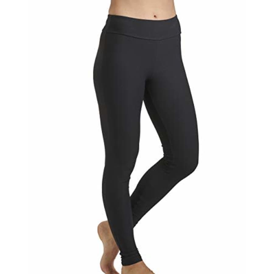 Spalding Women's Misses Activewear Polyester Full Length Legging, Black, L for $21