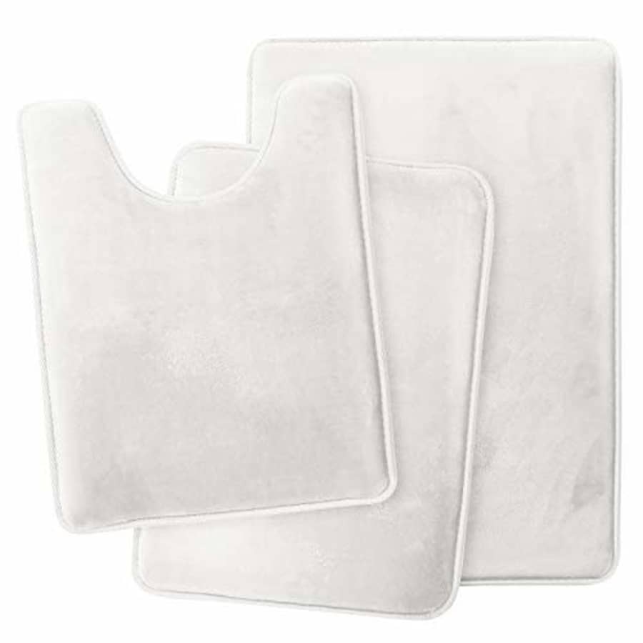 Clara Clark Memory Foam Bath Mat Ultra Soft Non Slip and Absorbent Bathroom Rug, Set of 3 - for $34 Clara Clark Memory Foam Bath Mat Ultra Soft Non Slip and Absorbent Bathroom Rug, Set of 3 - for $34