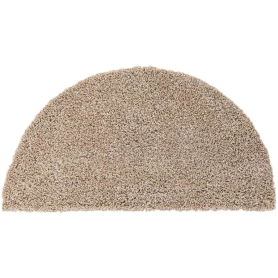 Unique Loom Solid Shag Collection Area Rug (3' 1" x 6' 1" Hearth Taupe) for $89