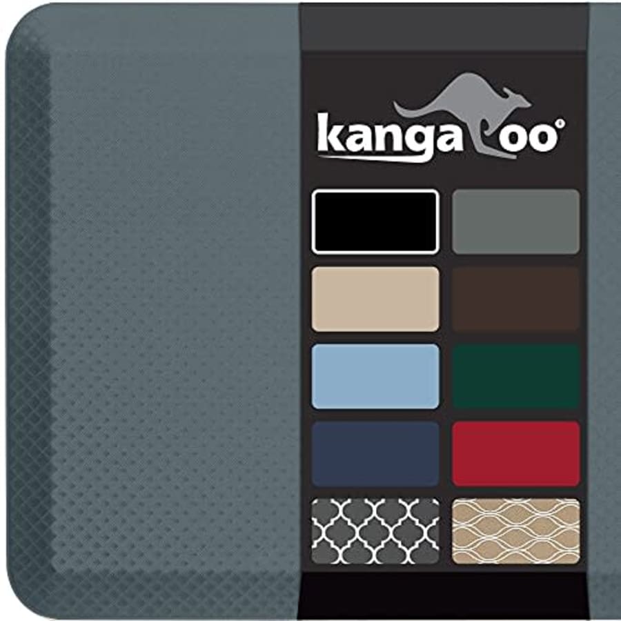 Kangaroo Original 3/4 Inch Thick Superior Cushion, Stain Resistant Kitchen Rug and Anti Fatigue for $48