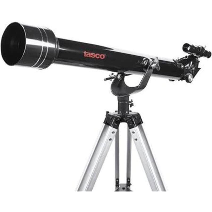 tasco Novice 60x800mm f/13 AZ Refractor Telescope for $50