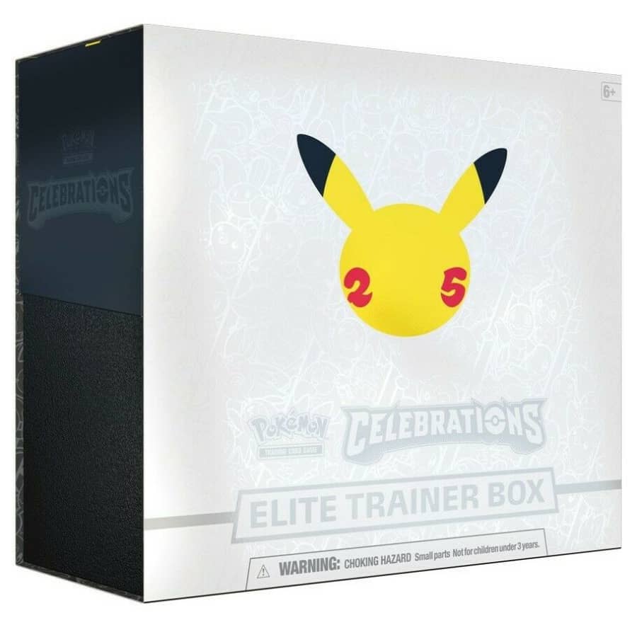 Pokemon TCG: 25th Anniversary Celebrations Elite Trainer Box for $115 Pokemon TCG: 25th Anniversary Celebrations Elite Trainer Box for $115