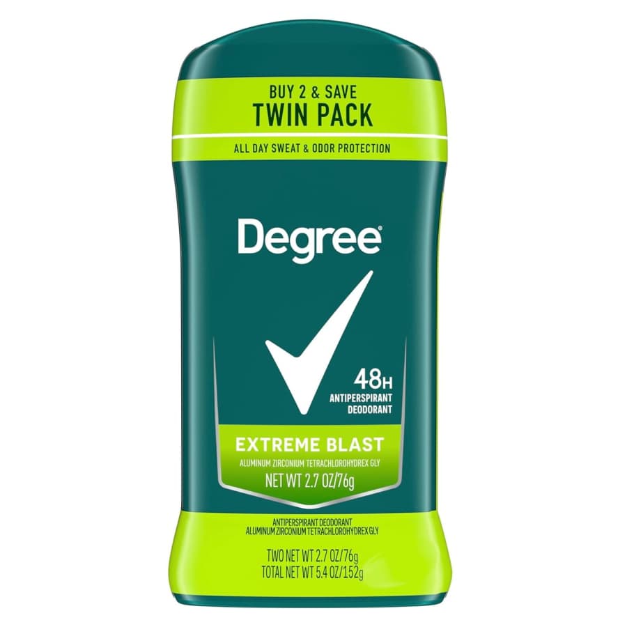 Degree Men Original Protection Antiperspirant 2.7-oz. Twin Pack for $5.64 via Subscribe & Save Degree Men Original Protection Antiperspirant 2.7-oz. Twin Pack for $5.64 via Subscribe & Save