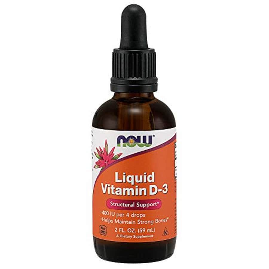 Now Foods NOW Supplements, Liquid Vitamin D-3, Strong Bones*, Structural Support*, 2-Ounce for $6