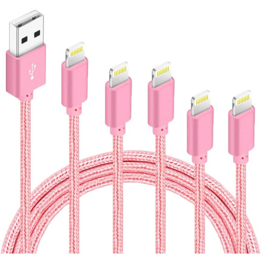 Idison MFi-Certified Braided Lightning Cable 5-Pack for $6 Idison MFi-Certified Braided Lightning Cable 5-Pack for $6