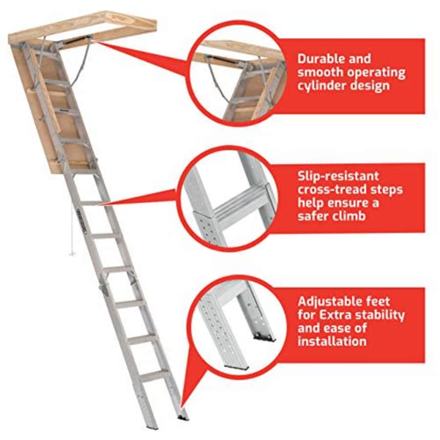 Louisville Ladder 54" Elite Aluminum Attic Ladder for $333