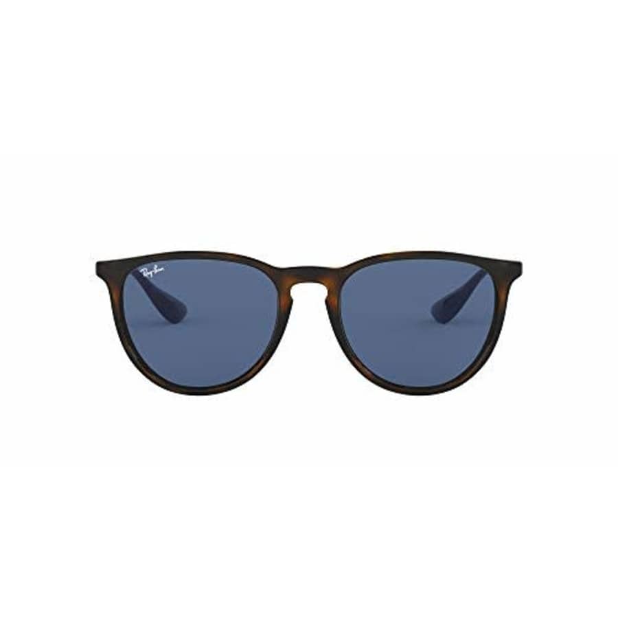 Ray-Ban Women's RB4171F Erika Asian Fit Round Sunglasses, Havana/Dark Blue, 54 mm for $70 Ray-Ban Women's RB4171F Erika Asian Fit Round Sunglasses, Havana/Dark Blue, 54 mm for $70