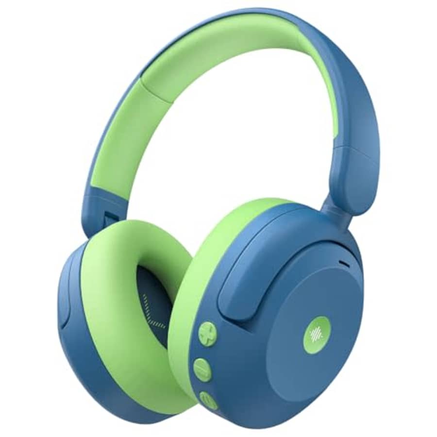 iClever BTH20 Active Noise Cancelling Headphones for Kids, 60H Play Time, 80dBA Safe Volume, for $40