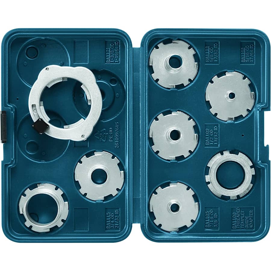 Bosch 8-Piece Router Template Guide Set for $28 Bosch 8-Piece Router Template Guide Set for $28