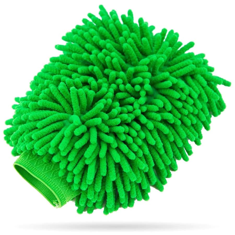 Slick Products Extra Plush Microfiber Car Washing Mitt for $6