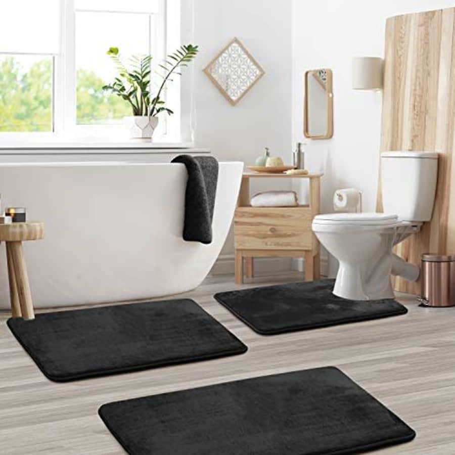 Clara Clark Memory Foam Bath Mat Sets 3 Piece - Non Slip, Absorbent, Soft Bath Rug Set - Fast for $31 Clara Clark Memory Foam Bath Mat Sets 3 Piece - Non Slip, Absorbent, Soft Bath Rug Set - Fast for $31
