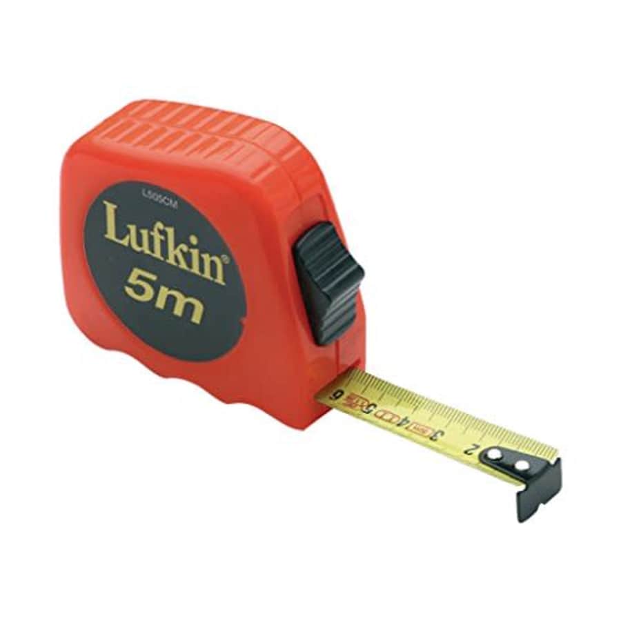 Crescent Lufkin L505CM 5m / 19mm Series 500 Tape Measure, with Impact Resistant Hi-Viz ABS Housing, for $19
