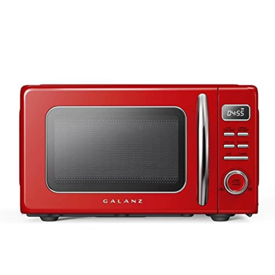 Galanz GLCMKZ07RDR07 Retro Countertop Microwave Oven with Auto Cook & Reheat, Defrost, Quick Start for $114 Galanz GLCMKZ07RDR07 Retro Countertop Microwave Oven with Auto Cook & Reheat, Defrost, Quick Start for $114